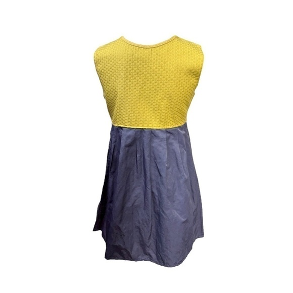 Jack BB Dakota Short Dress Yellow Purple Floral Boho Sleeveless Women M - Picture 2 of 5